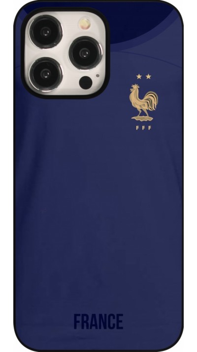 Coque iPhone 15 Pro Max - Maillot de football France 2022 personnalisable