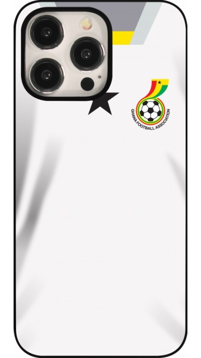 Coque iPhone 15 Pro Max - Maillot de football Ghana 2022 personnalisable