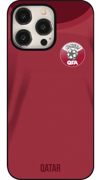 Coque iPhone 15 Pro Max - Maillot de football Qatar 2022 personnalisable