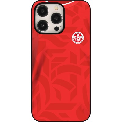 Coque iPhone 15 Pro Max - Maillot de football Tunisie 2022 personnalisable