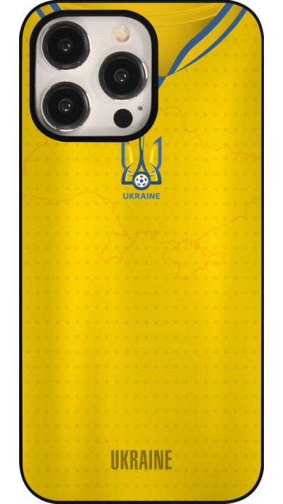 Coque iPhone 15 Pro Max - Maillot de football Ukraine