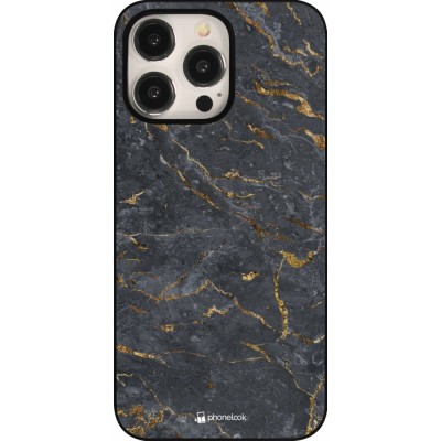 Coque iPhone 15 Pro Max - Grey Gold Marble