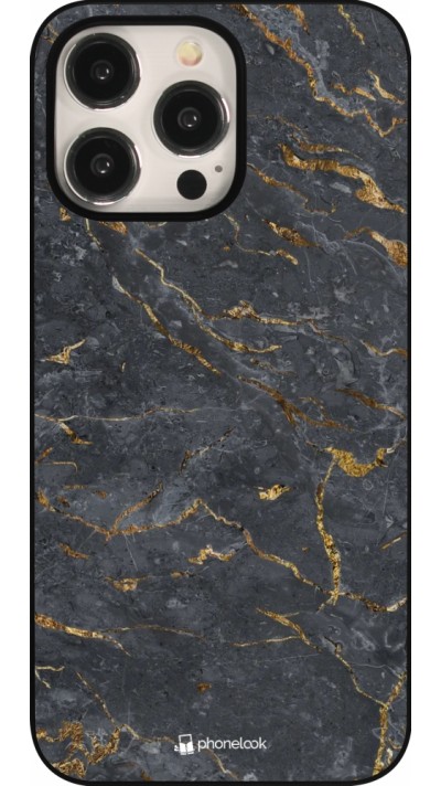 Coque iPhone 15 Pro Max - Grey Gold Marble