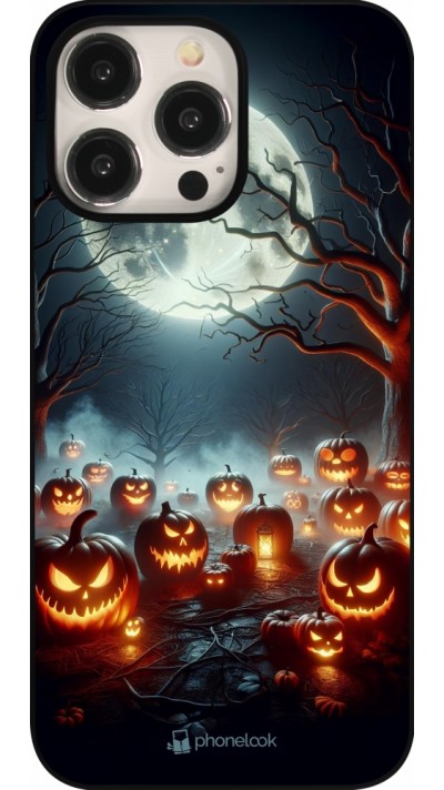 Coque iPhone 15 Pro Max - Halloween 2024 Many Pumpkins