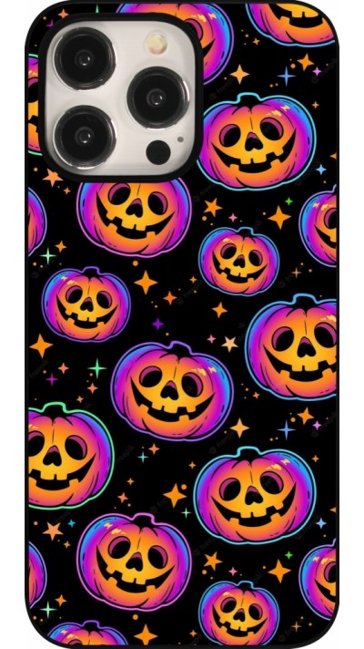 Coque iPhone 15 Pro Max - Halloween 2024 rainbow pumpkins