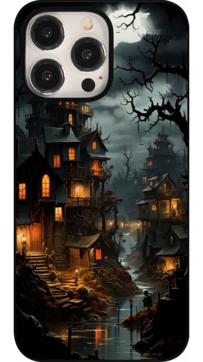 Coque iPhone 15 Pro Max - Halloween 2024 scary town