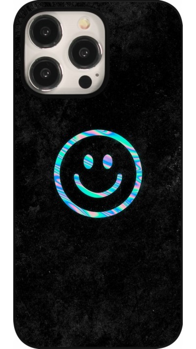 Coque iPhone 15 Pro Max - Happy smiely irisé