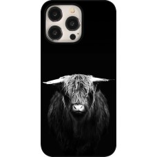 Coque iPhone 15 Pro Max - Highland calf black