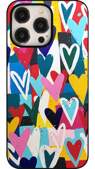 Coque iPhone 15 Pro Max - Joyful Hearts