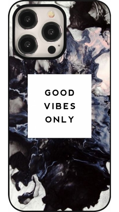 Coque iPhone 15 Pro Max - Marble Good Vibes Only