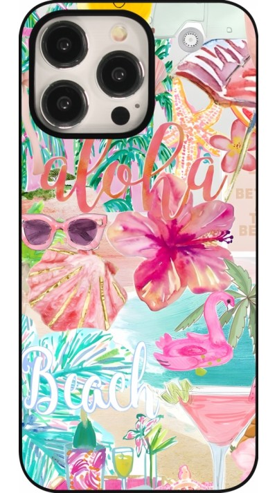 Coque iPhone 15 Pro Max - Preppy Collage Aloha