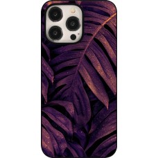 Coque iPhone 15 Pro Max - Purple Light Leaves