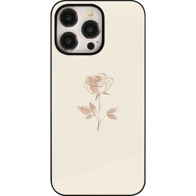 Coque iPhone 15 Pro Max - Sable Rose Minimaliste