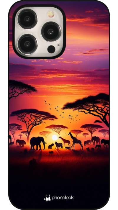 Coque iPhone 15 Pro Max - Safari sunset wildlife