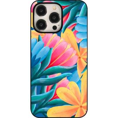 Coque iPhone 15 Pro Max - Spring 23 colorful flowers