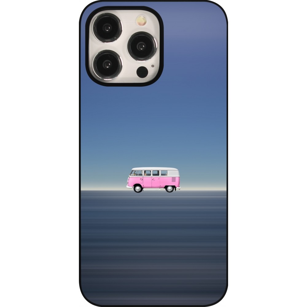 Coque iPhone 15 Pro Max - Spring 23 pink bus