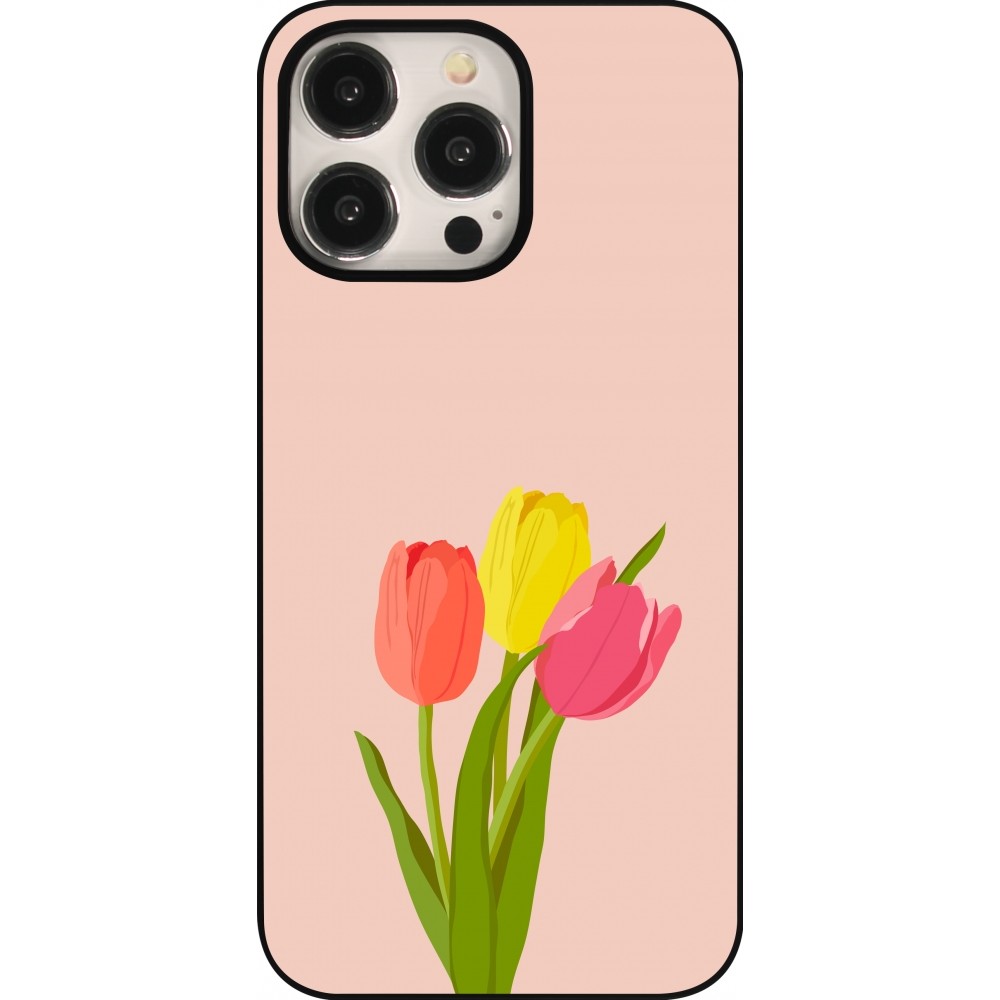 Coque iPhone 15 Pro Max - Spring 23 tulip trio