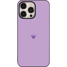 Coque iPhone 15 Pro Max - Valentine 2023 purpule single heart