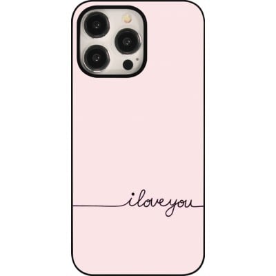 Coque iPhone 15 Pro Max - Valentine 2023 i love you writing