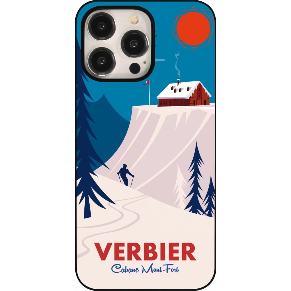 Coque iPhone 15 Pro Max - Verbier Cabane Mont-Fort