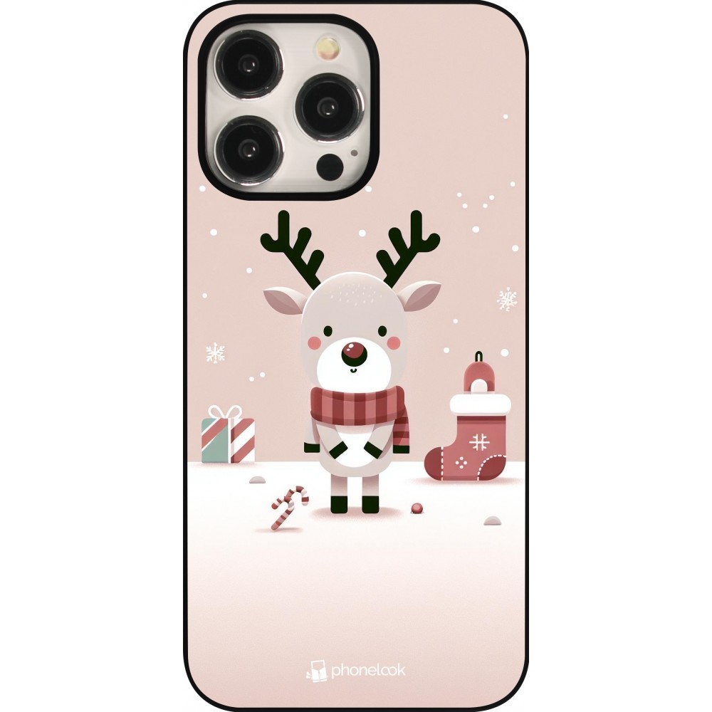 Coque iPhone 15 Pro Max - Noël 2023 Choupinette Renne