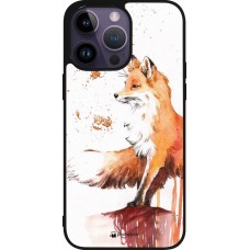 Coque iPhone 15 Pro Max - Silicone rigide noir Autumn 21 Fox