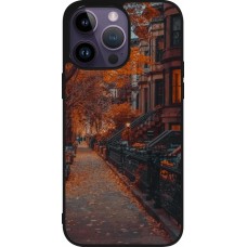 Coque iPhone 15 Pro Max - Silicone rigide noir Autumn 2024 city