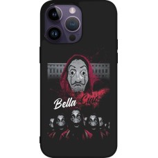 Coque iPhone 15 Pro Max - Silicone rigide noir Bella Ciao