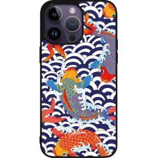 Coque iPhone 15 Pro Max - Silicone rigide noir Easter 2023 japanese fish