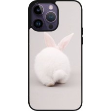 Coque iPhone 15 Pro Max - Silicone rigide noir Easter 2024 bunny butt