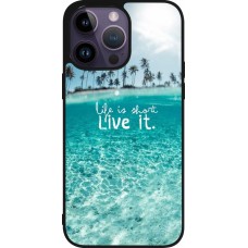 Coque iPhone 15 Pro Max - Silicone rigide noir Summer 18 24