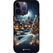 Coque iPhone 15 Pro Max - Silicone rigide noir Noël 2023 Christmas is Coming