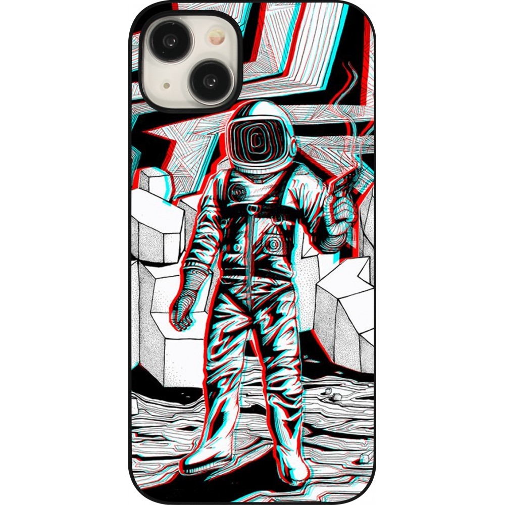 Coque iPhone 15 Plus - Anaglyph Astronaut