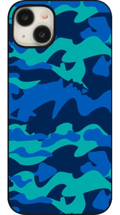 Coque iPhone 15 Plus - Camo Blue