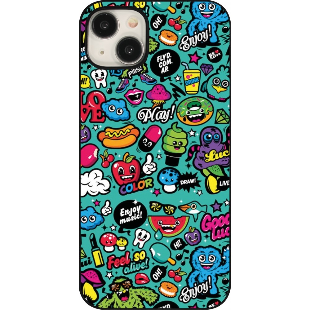 Coque iPhone 15 Plus - Cartoons old school