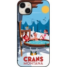 Coque iPhone 15 Plus - Crans-Montana Mountain Jacuzzi