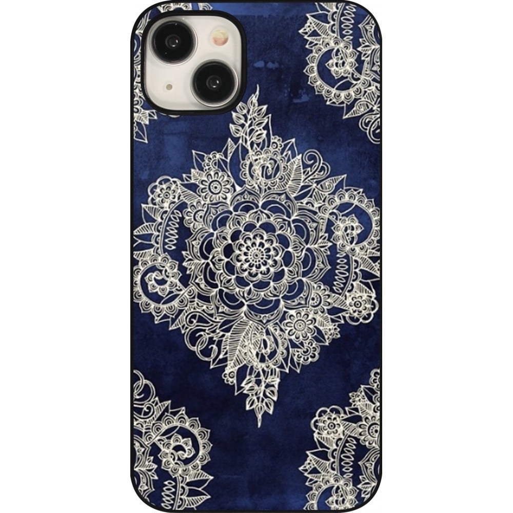 Coque iPhone 15 Plus - Cream Flower Moroccan