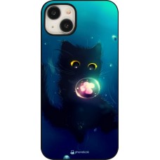 Coque iPhone 15 Plus - Cute Cat Bubble