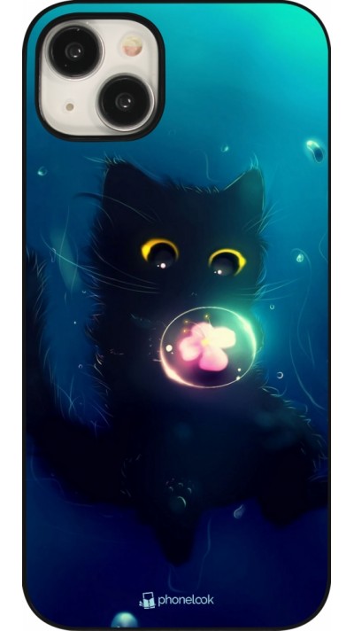 iPhone 15 Plus Case Hülle - Cute Cat Bubble