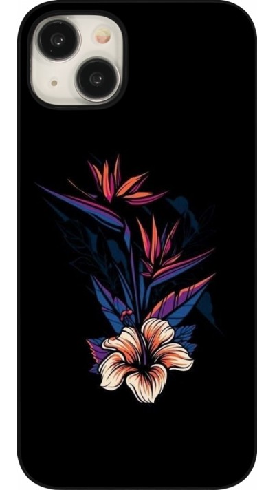 Coque iPhone 15 Plus - Dark Flowers