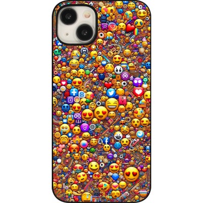 Coque iPhone 15 Plus - Emoji mixed