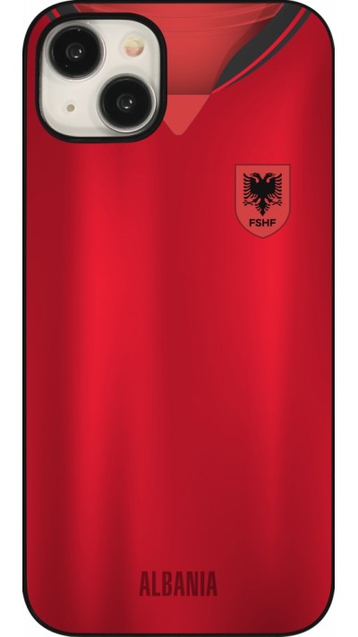 iPhone 15 Plus Case Hülle - Albanien personalisierbares Fussballtrikot