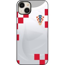 Coque iPhone 15 Plus - Maillot de football Croatie 2022 personnalisable