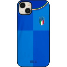 Coque iPhone 15 Plus - Maillot de football Italie 2022 personnalisable