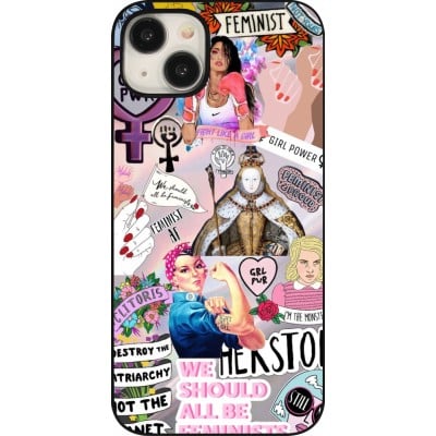 Coque iPhone 15 Plus - Girl Power Collage