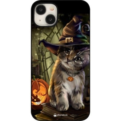 Coque iPhone 15 Plus - Halloween 21 Witch cat