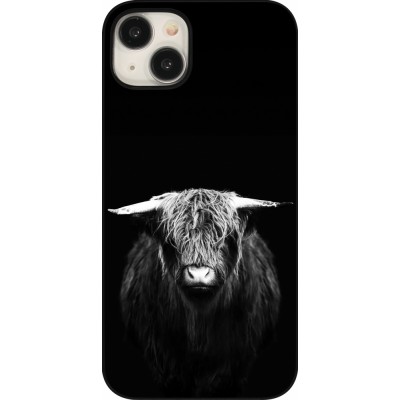 Coque iPhone 15 Plus - Highland calf black