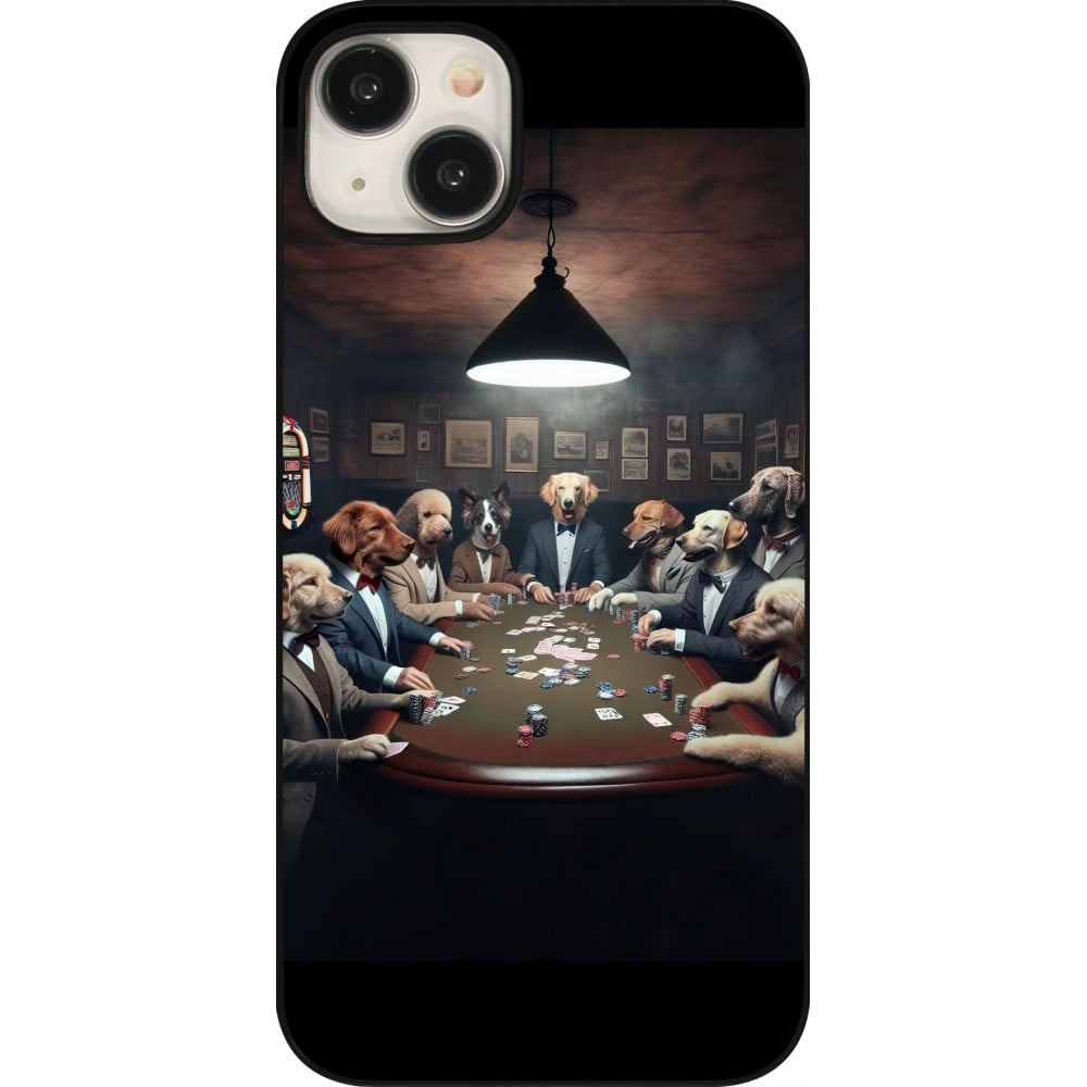 Coque iPhone 15 Plus - Les pokerdogs