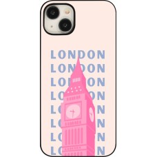 Coque iPhone 15 Plus - London Pink Print