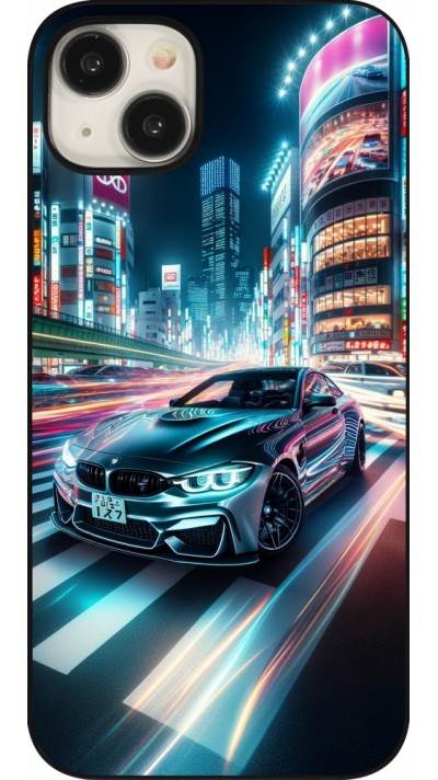 Coque iPhone 15 Plus - BMW M4 Tokyo Night